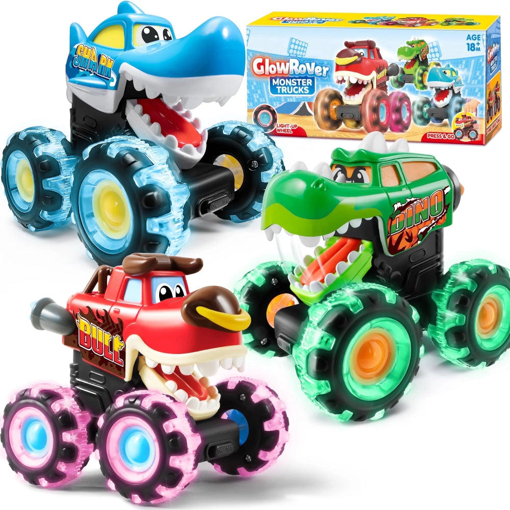 Monster Truck Spielzeug, leuchtende Autos, Kinder & Kleinkinder