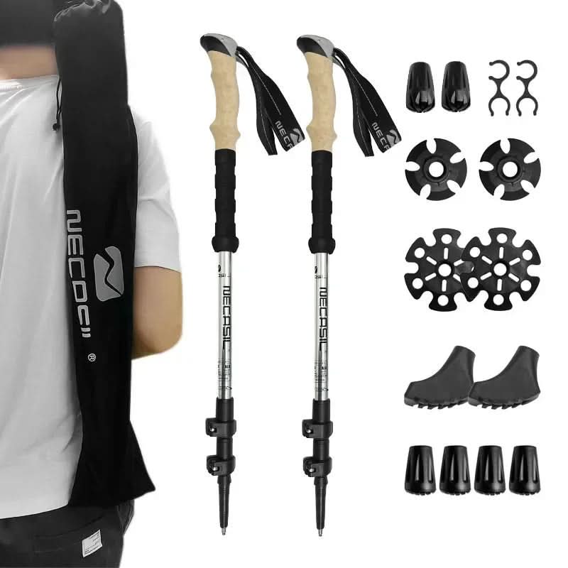 kaufsy | Zusammenklappbare Wanderstöcke für Stabilität und Komfort