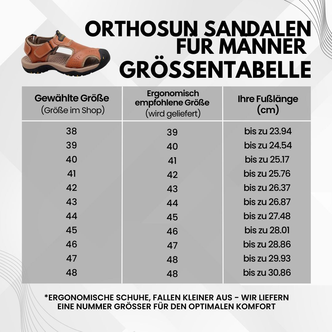 OrthoSun - Sandalen Männer