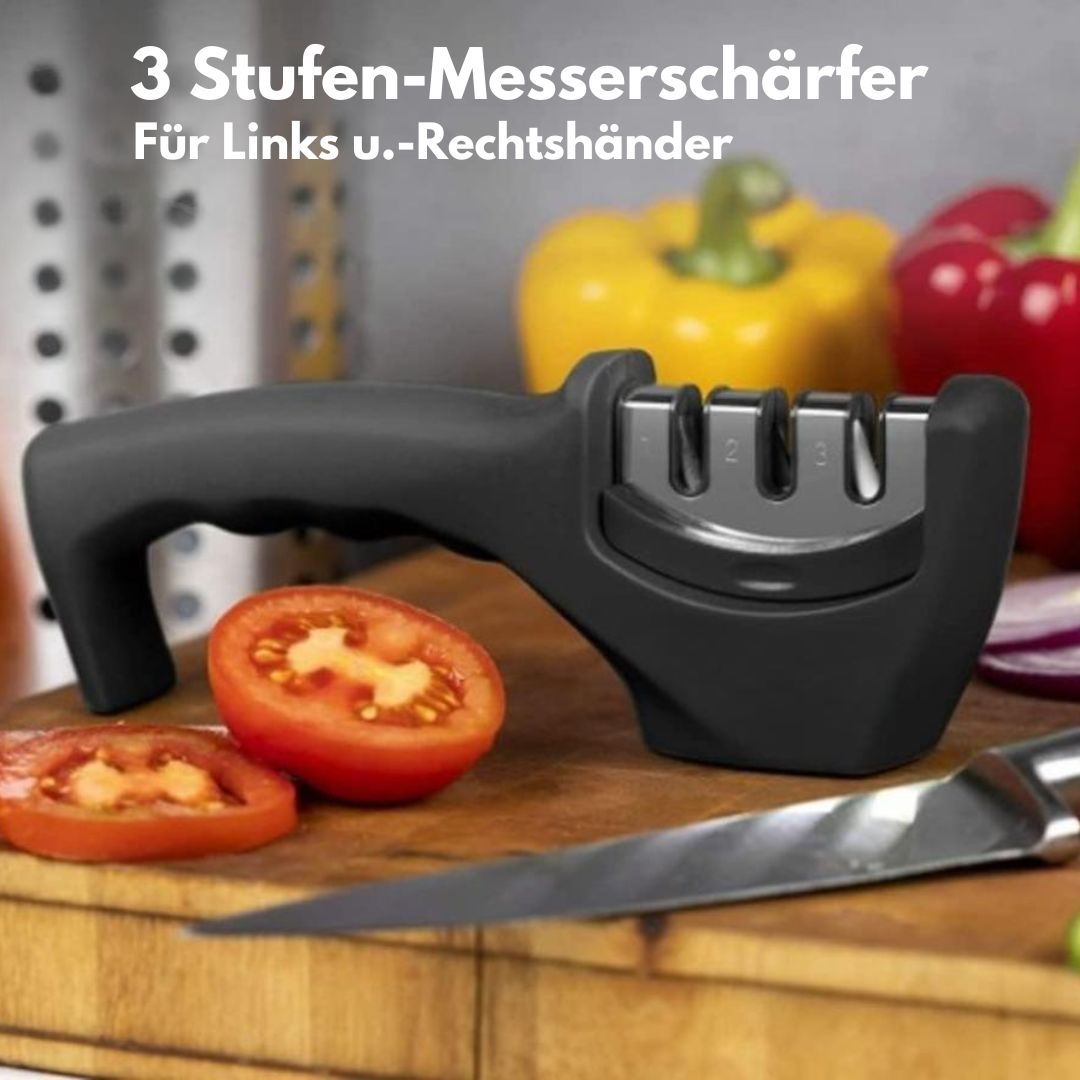 ProSharp - professioneller, Keramikstein-Messerschärfer mit 3 Stufen
