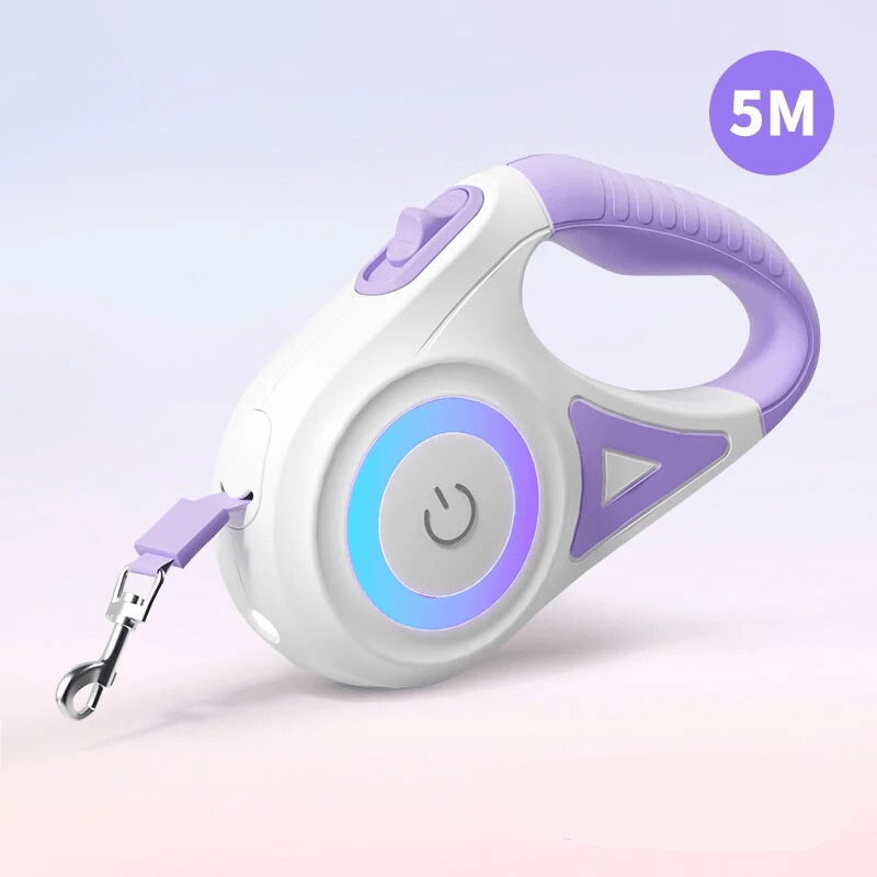 kaufsy | Leuchtende Hundeleine mit LED-Licht für sicheres Spazierengehen