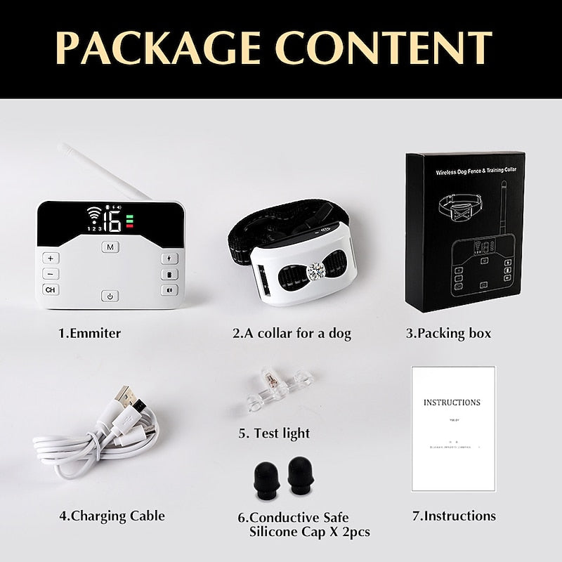 kaufsy | 2-in-1 Kabellose Hundezwinger und Outdoor Trainingshalsband