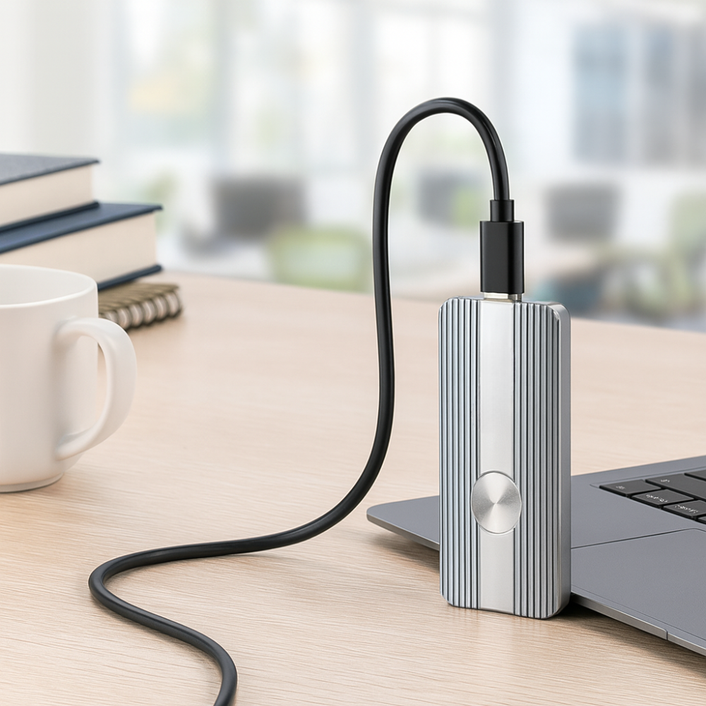 Tragbare SSD, USB-C, High-Speed Speicherlaufwerk, extern