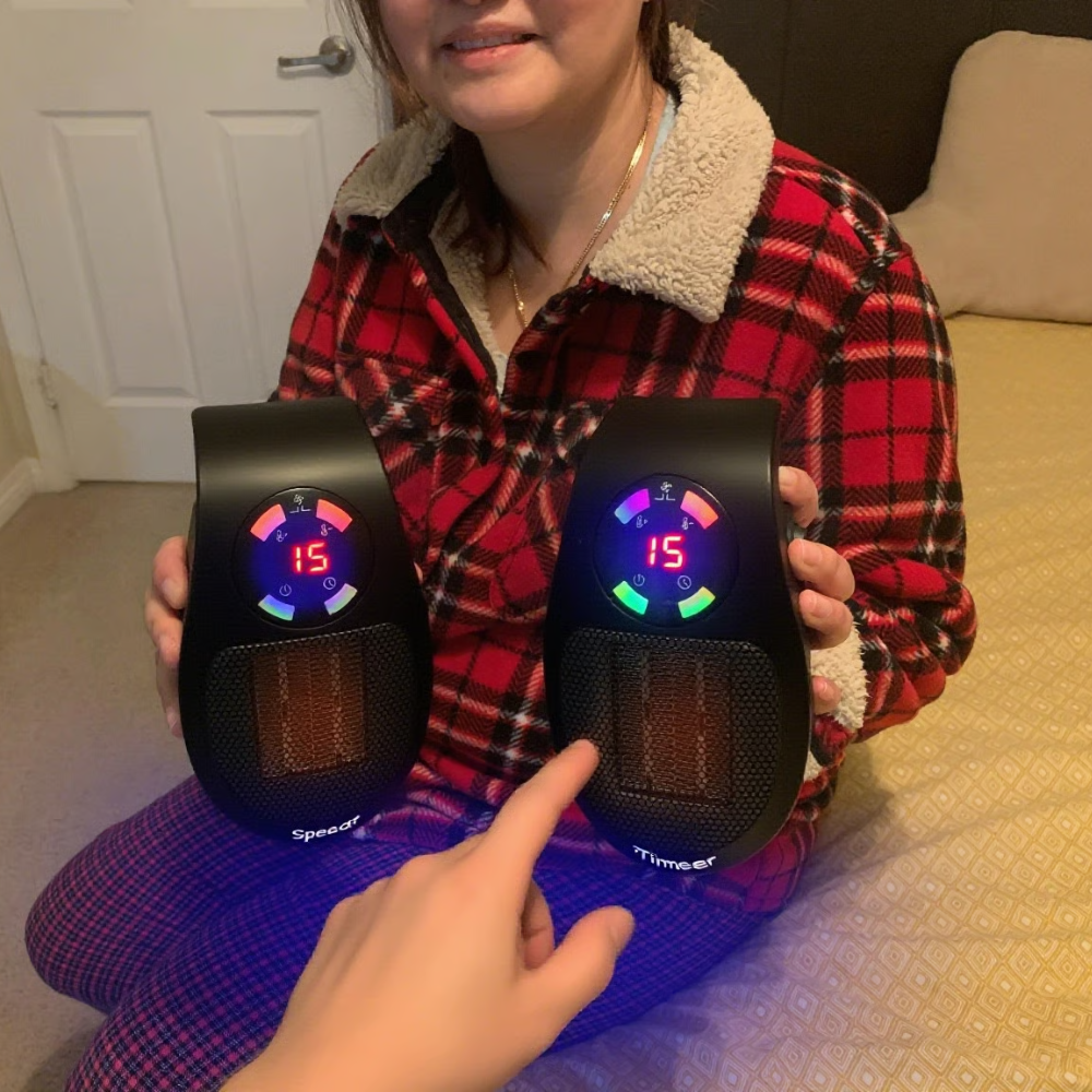 Tragbarer Elektroheizer, energieeffizient, Thermostatsteuerung