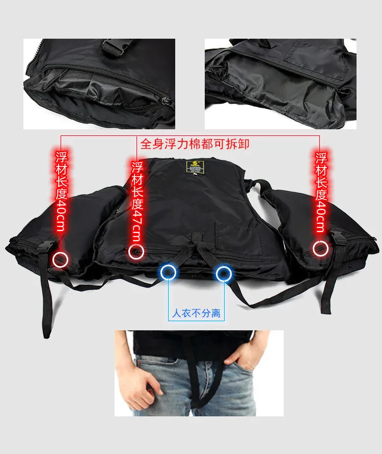 Marisafe Schwimmweste Wassersport – Verstellbar, Leicht & Sicher für Angeln, Rafting & Surfen