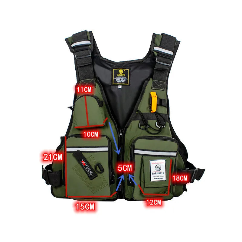 Marisafe Schwimmweste Wassersport – Verstellbar, Leicht & Sicher für Angeln, Rafting & Surfen