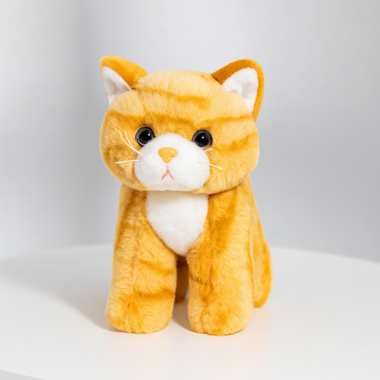 Katzen Plüschspielzeug, weiches Stoff-Kätzchen, Geschenk für Kinder