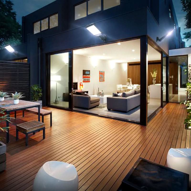 kaufsy | Solar LED-Außenstrahler mit Bewegungssensor