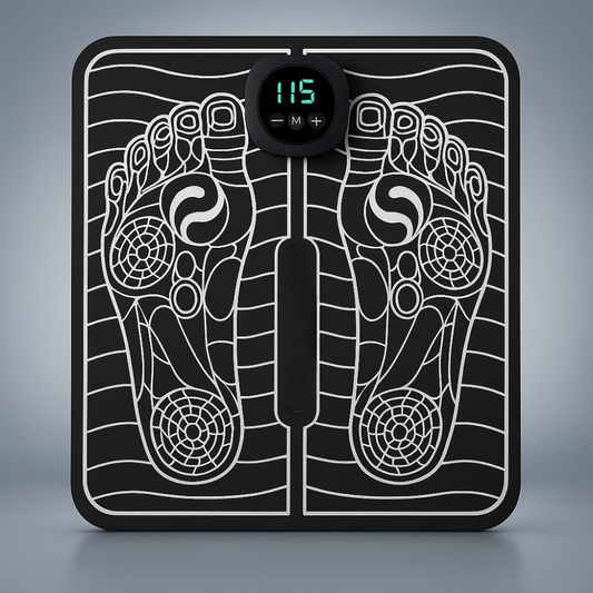 Elektrischer Fußmassager, PU-Matte, Durchblutungsfördernd & Entspannung