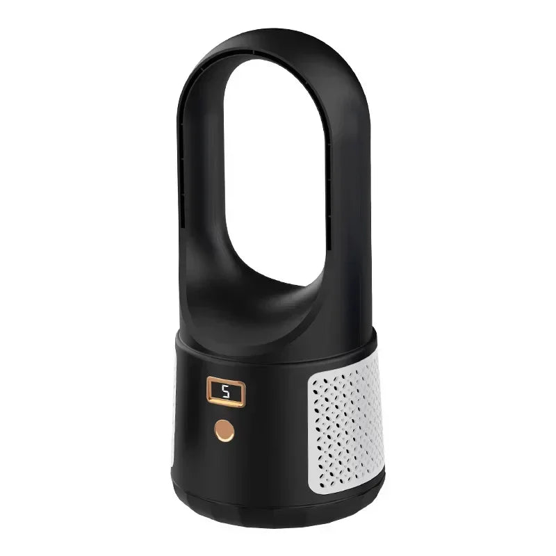 Bladeless Tischventilator – Kompakter, Kabelloser USB-Ventilator ohne Rotor für Schlafzimmer & Büro