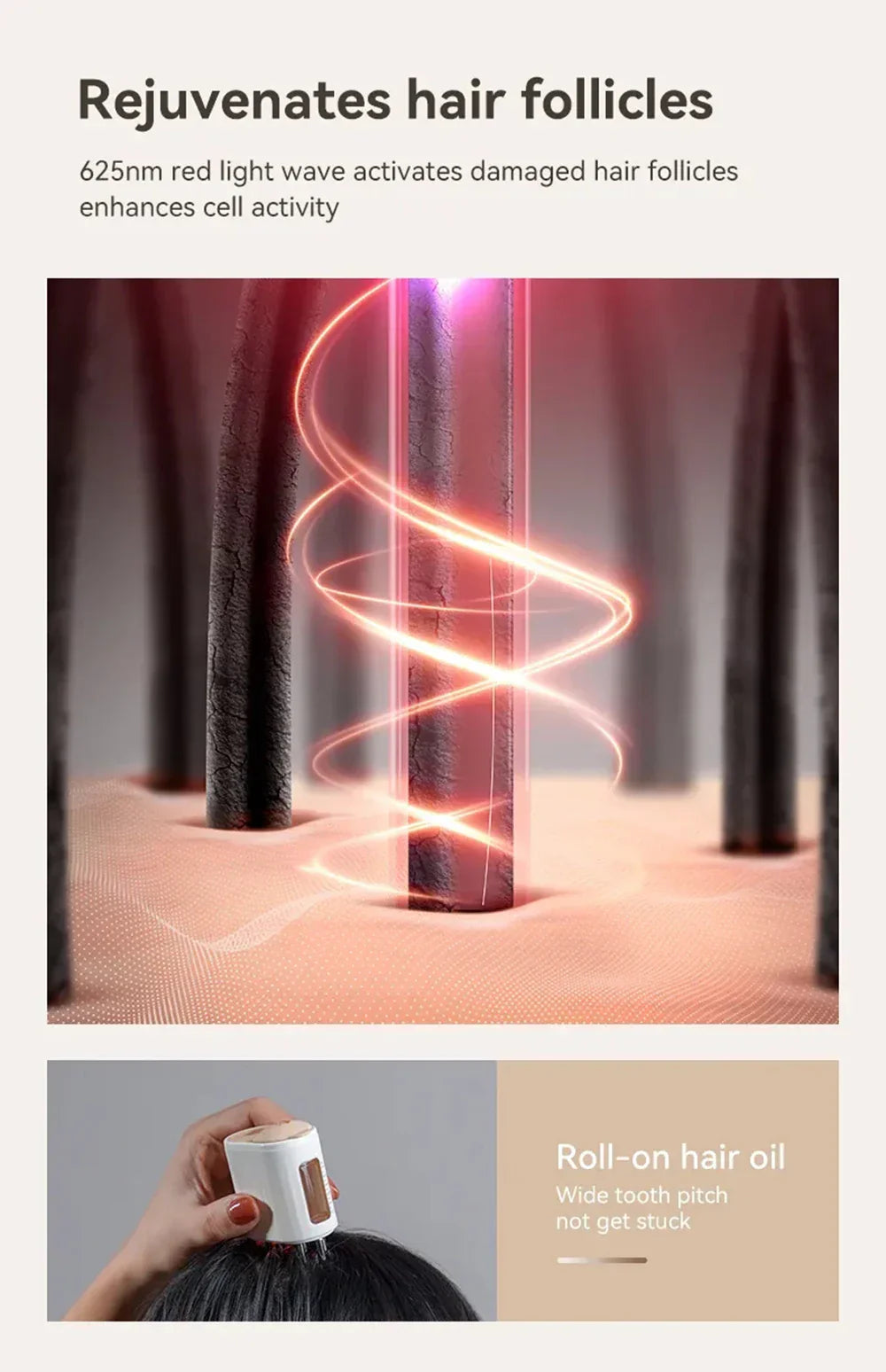 kaufsy | Elektrischer Kopf Spa Kopfhautverjünger