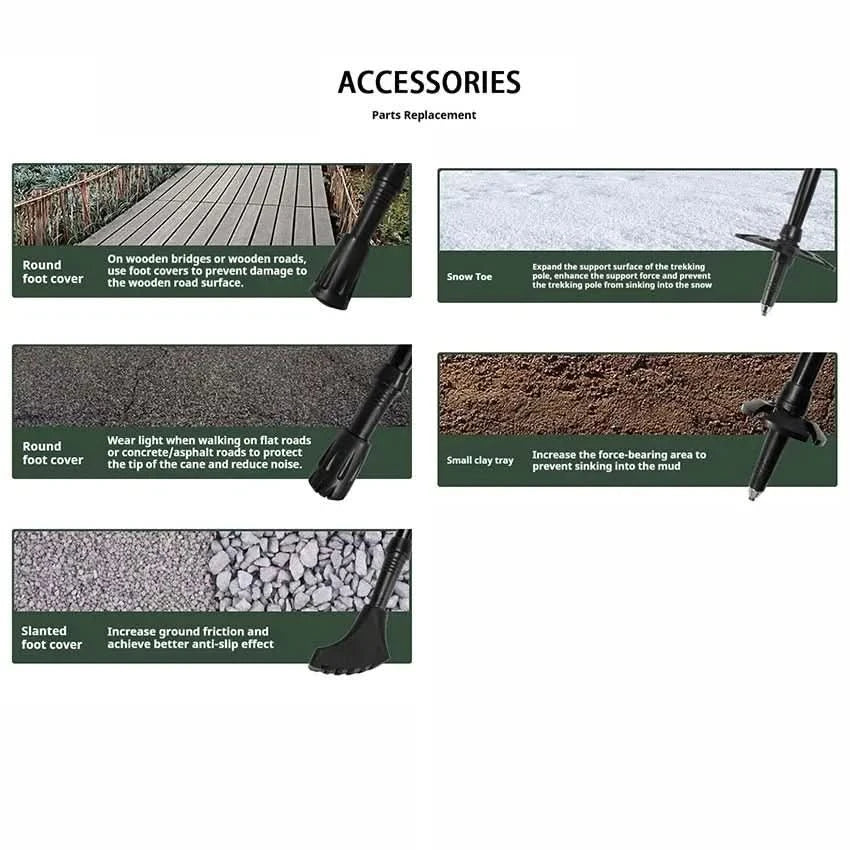 kaufsy | Faltbare Trekkingstöcke für Wandern & Outdoor-Abenteuer