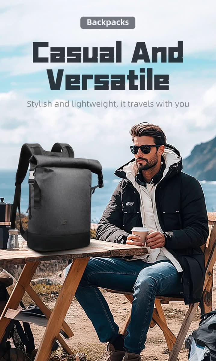 kaufsy | Multifunktionaler Rucksack für draußen mit USB-Anschluss