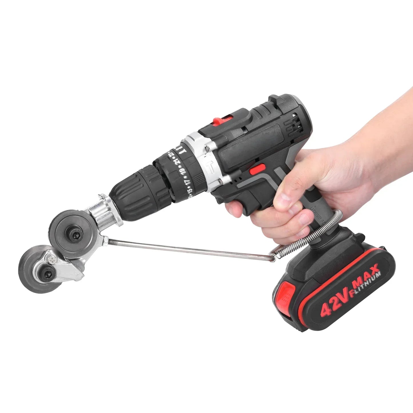 kaufsy | Doppelköpfiger Elektrobohrplattenschneider