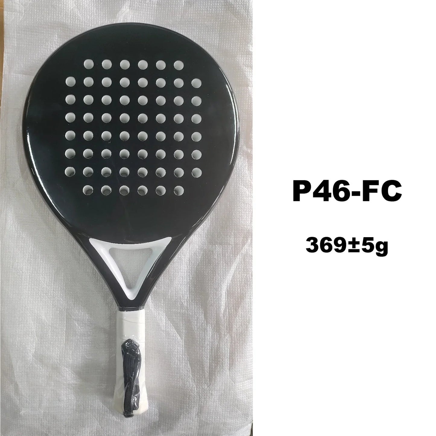 Vollcarbon Padel Schläger, leicht, matte Oberfläche, Anfänger & Profi