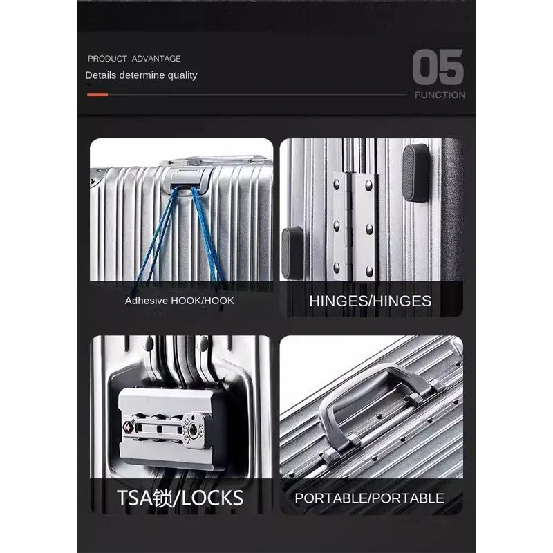 Aluminium-Magnesium-Hartschalenkoffer – Sarajevo