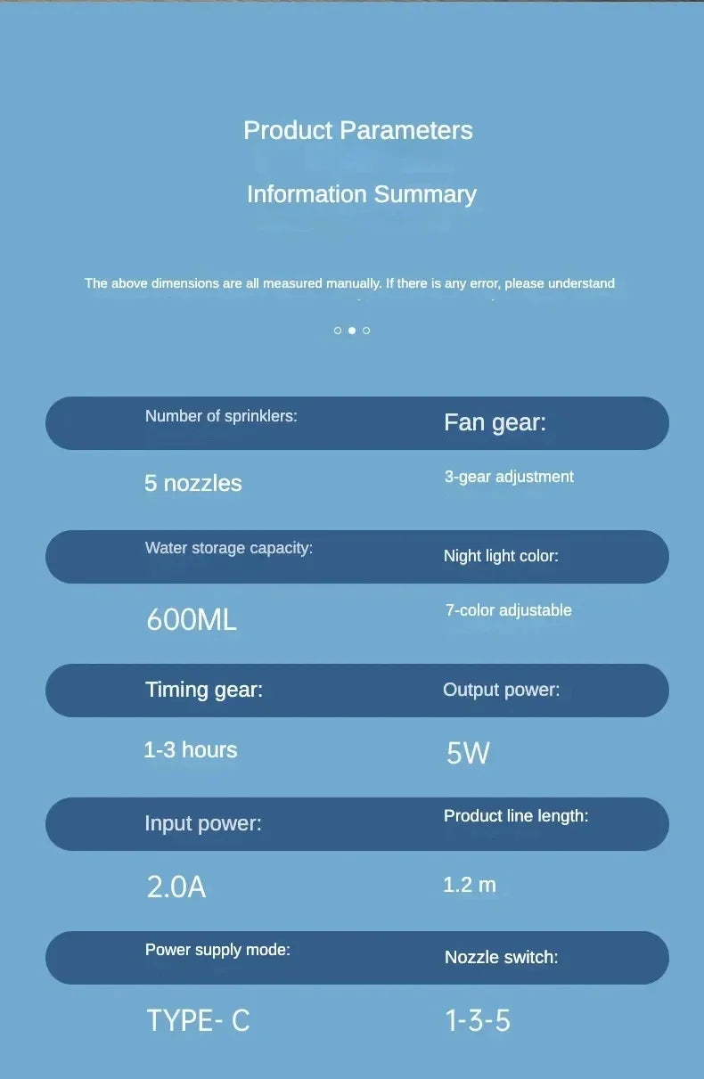 kaufsy | AirMist Pro Desktop Luftbefeuchter Ventilator