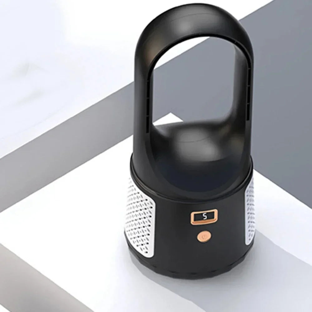 Bladeless Tischventilator – Kompakter, Kabelloser USB-Ventilator ohne Rotor für Schlafzimmer & Büro