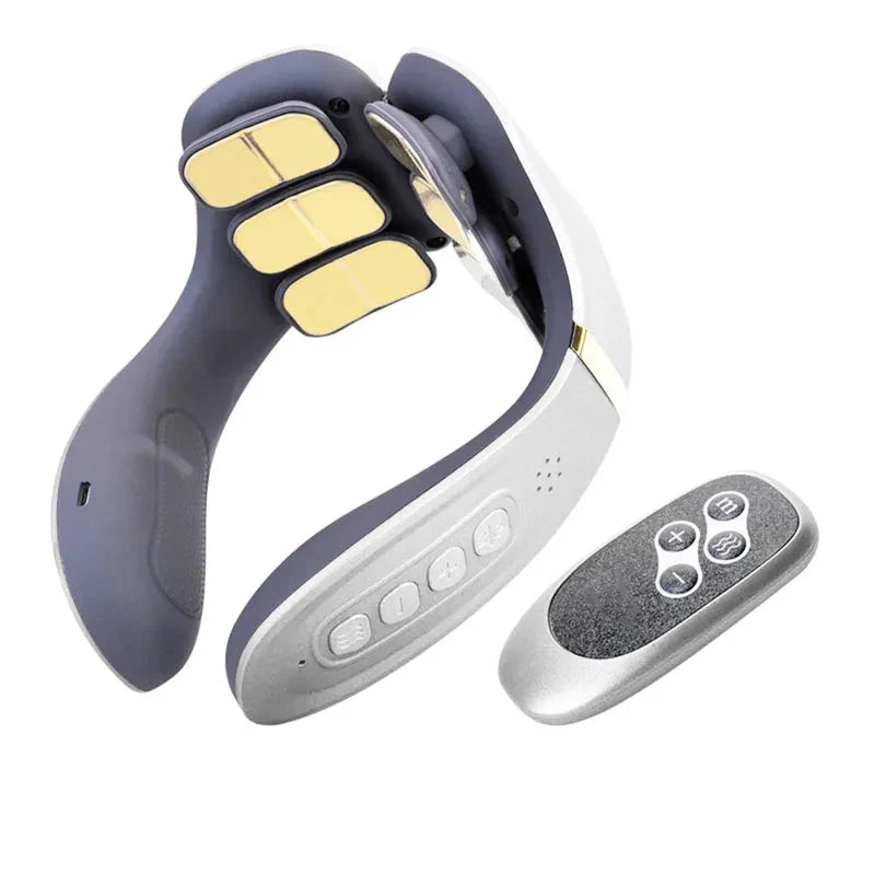 NeuroRelief – Elektrische Halsmassage mit Impuls- & Magnettherapie – Tragbar