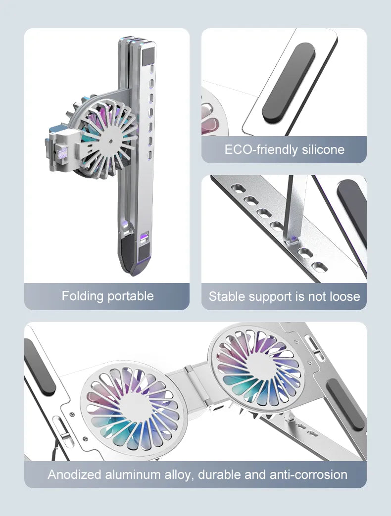 kaufsy | Faltbarer Aluminium Laptop Kühlständer