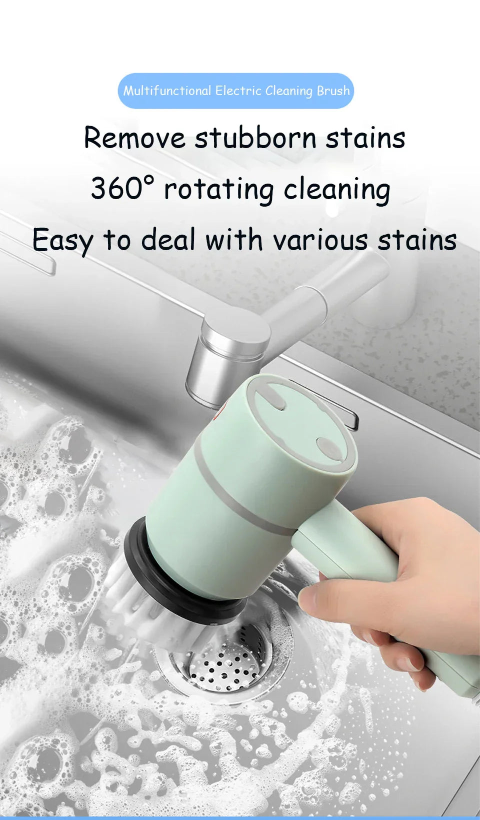 kaufsy | Multifunktionale Elektrische Reinigungsbürste
