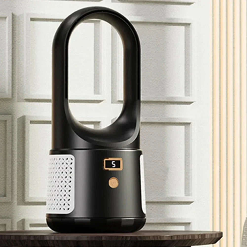 Bladeless Tischventilator – Kompakter, Kabelloser USB-Ventilator ohne Rotor für Schlafzimmer & Büro