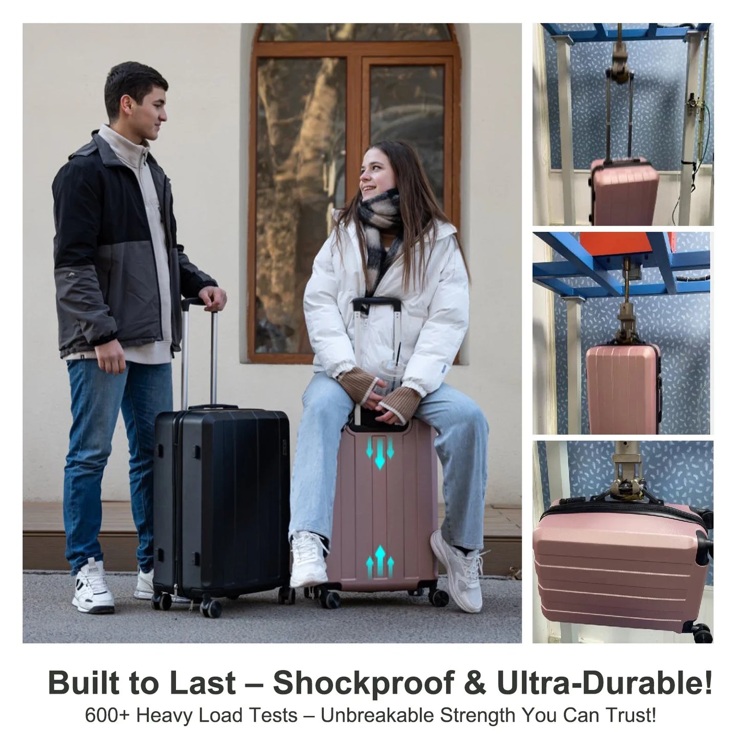 5-in-1 Hartschalen-Kofferset – Barcelona Explorer