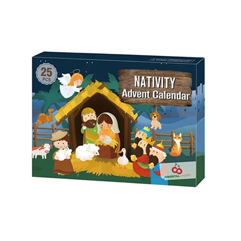 HolyTradition – Krippen-Adventskalender mit 24 Harzminiaturen