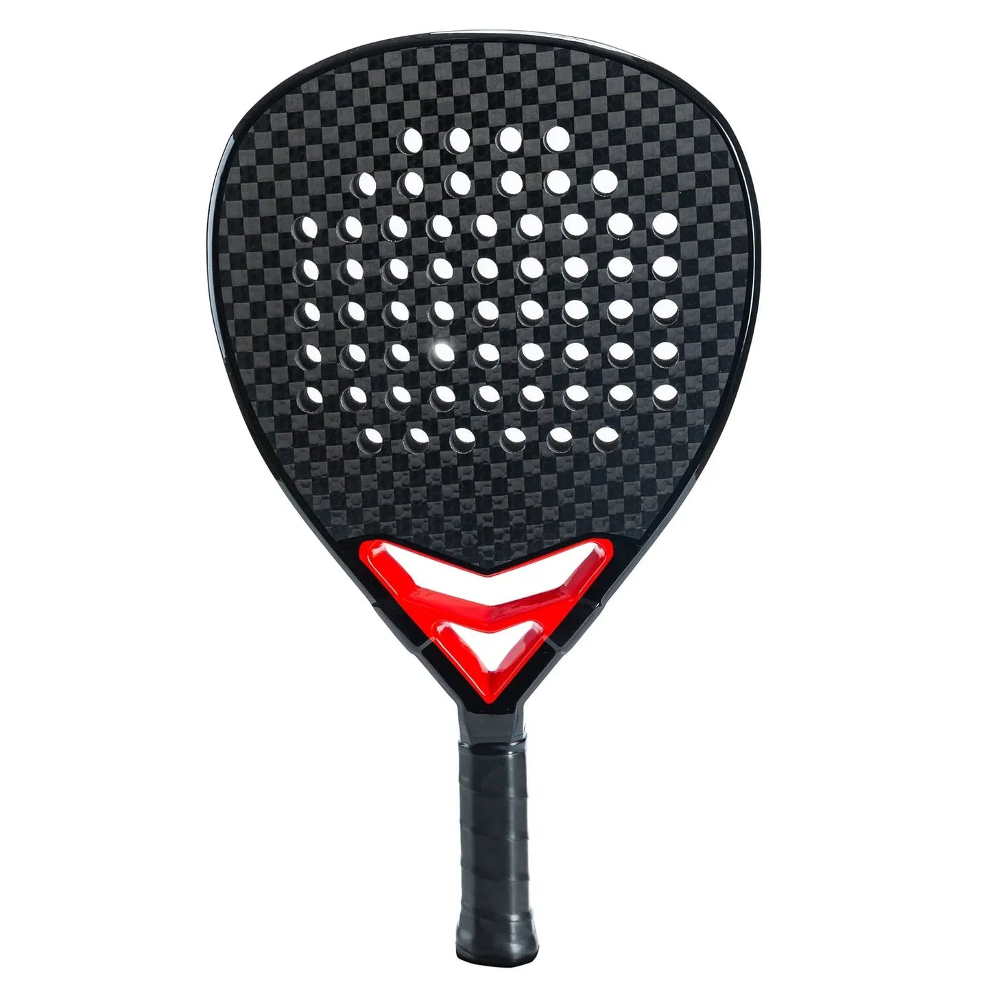 Vollcarbon Padel Schläger, leicht, matte Oberfläche, Anfänger & Profi