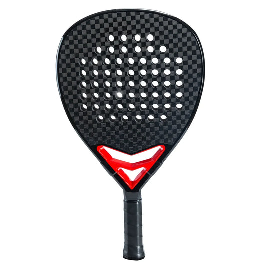 Vollcarbon Padel Schläger, leicht, matte Oberfläche, Anfänger & Profi