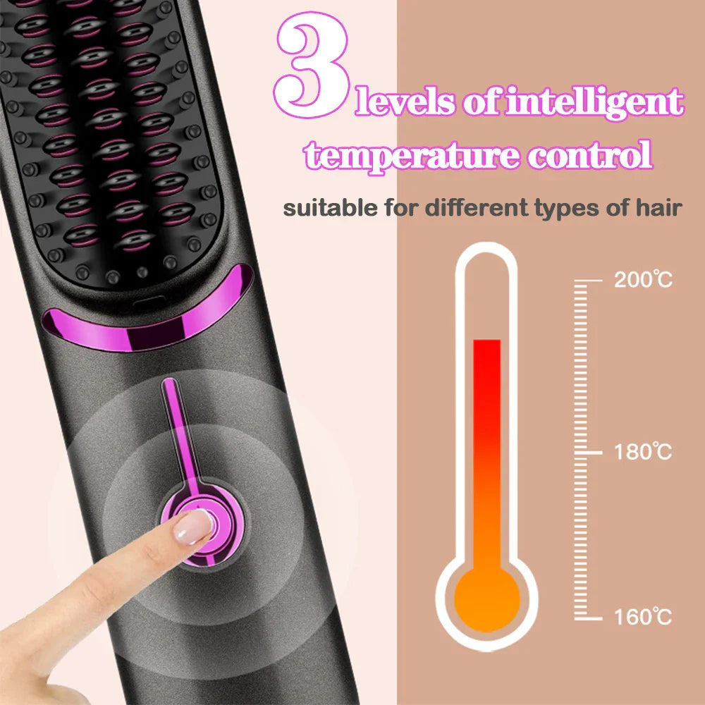 kaufsy | Wireless Hair Straightening Comb