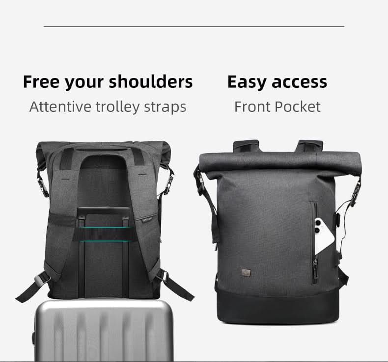 kaufsy | Multifunktionaler Rucksack für draußen mit USB-Anschluss