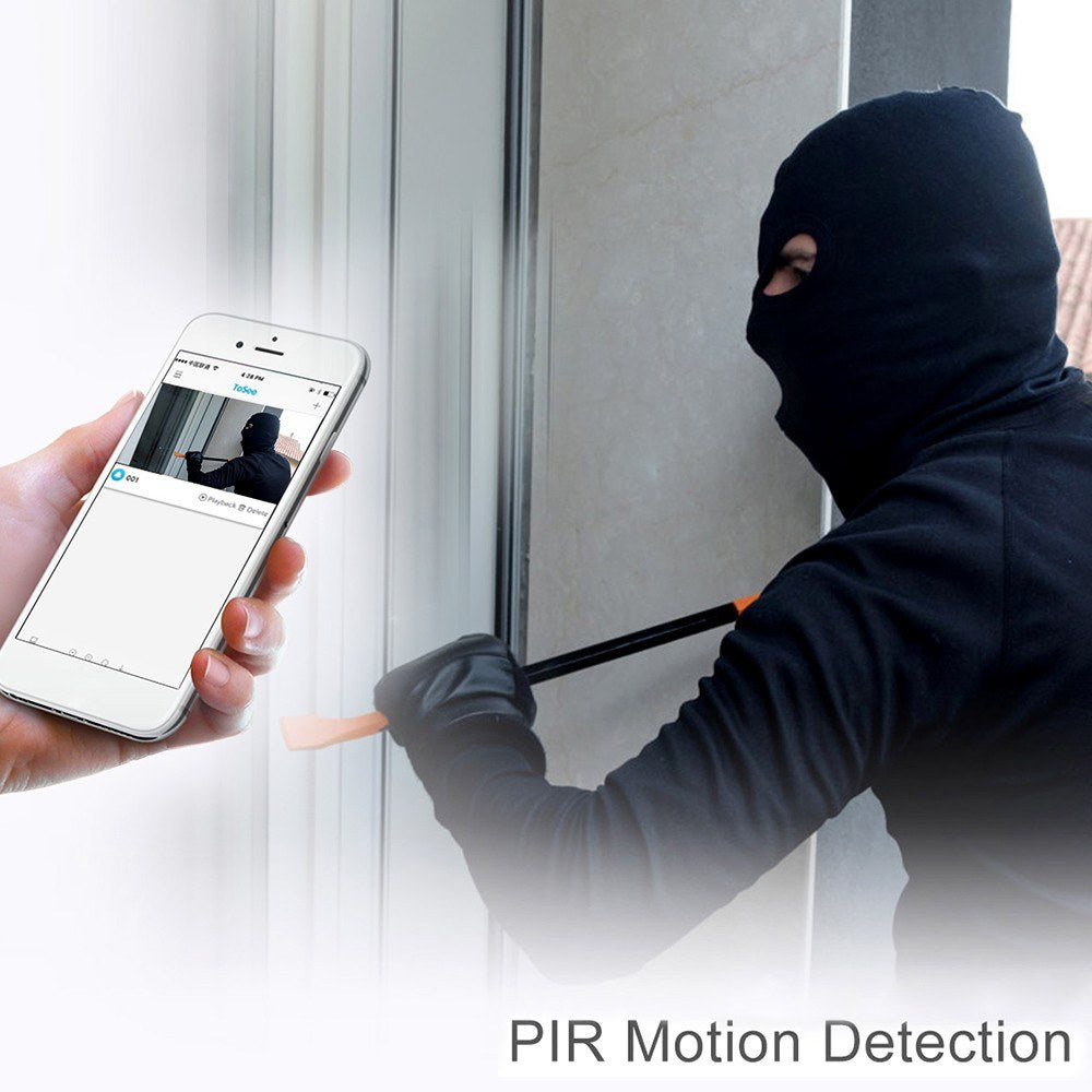Drahtlose Smart-Video-Türklingel mit Gegensprechfunktion, Bewegungssensor, Nachtsicht, Telefonbenachrichtigungen und wasserdichter Sicherheitskamera