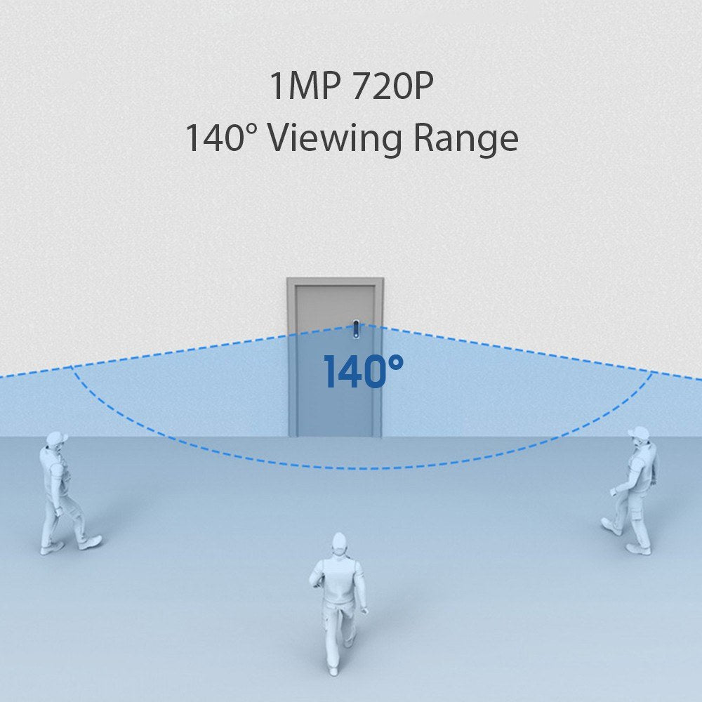 Drahtlose Smart-Video-Türklingel mit Gegensprechfunktion, Bewegungssensor, Nachtsicht, Telefonbenachrichtigungen und wasserdichter Sicherheitskamera
