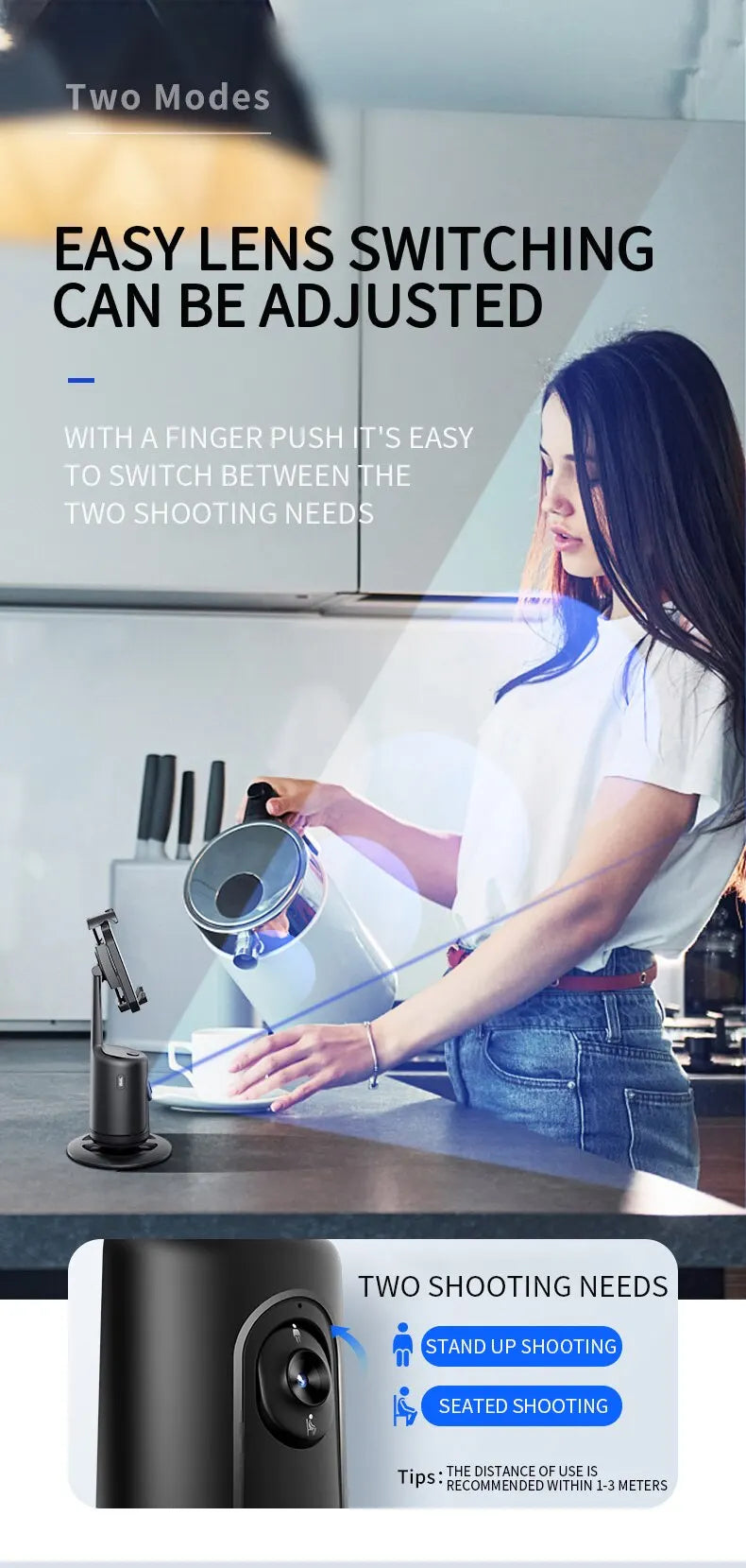 kaufsy | Smart Gesichtserkennung Auto Tracking Telefonhalter