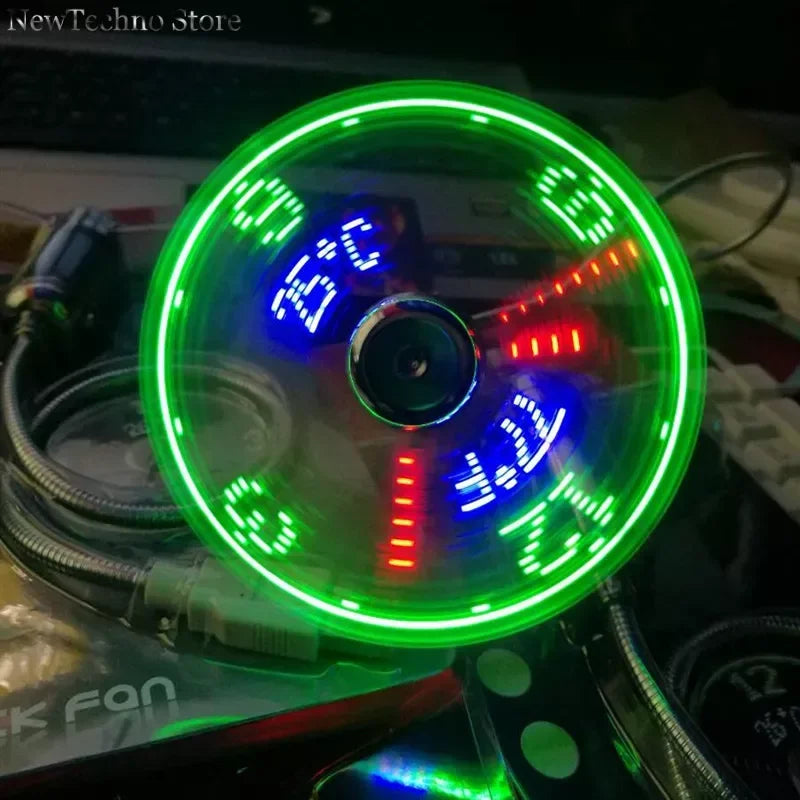 kaufsy | USB LED Fan Uhr