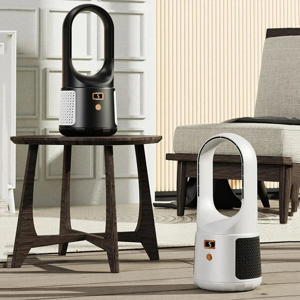 Bladeless Tischventilator – Kompakter, Kabelloser USB-Ventilator ohne Rotor für Schlafzimmer & Büro