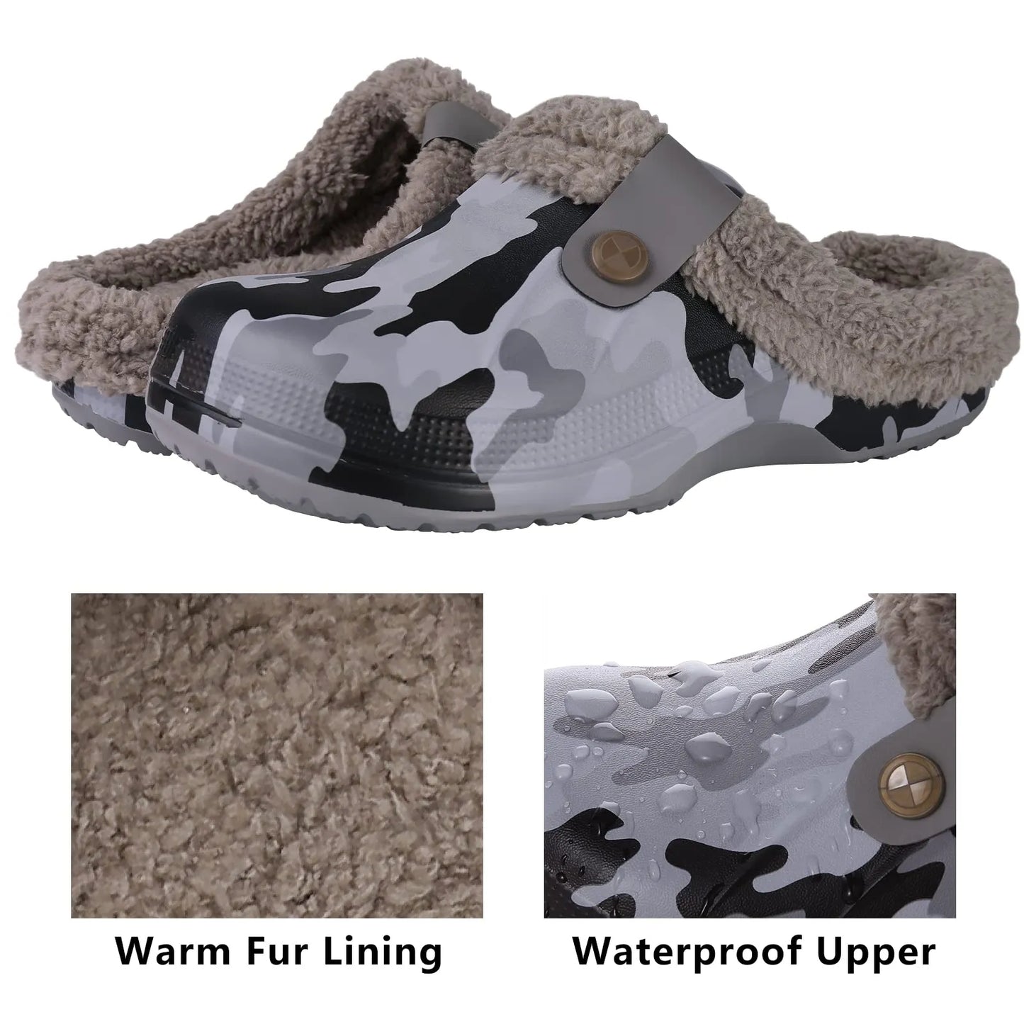 Gem Winter Clogs | Wasserdichte und bequeme Hausschuhe für den Winter