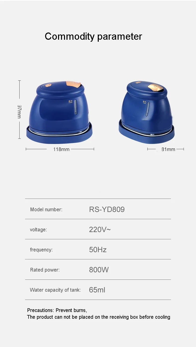 kaufsy | Tragbarer Reise-Dampfbügel