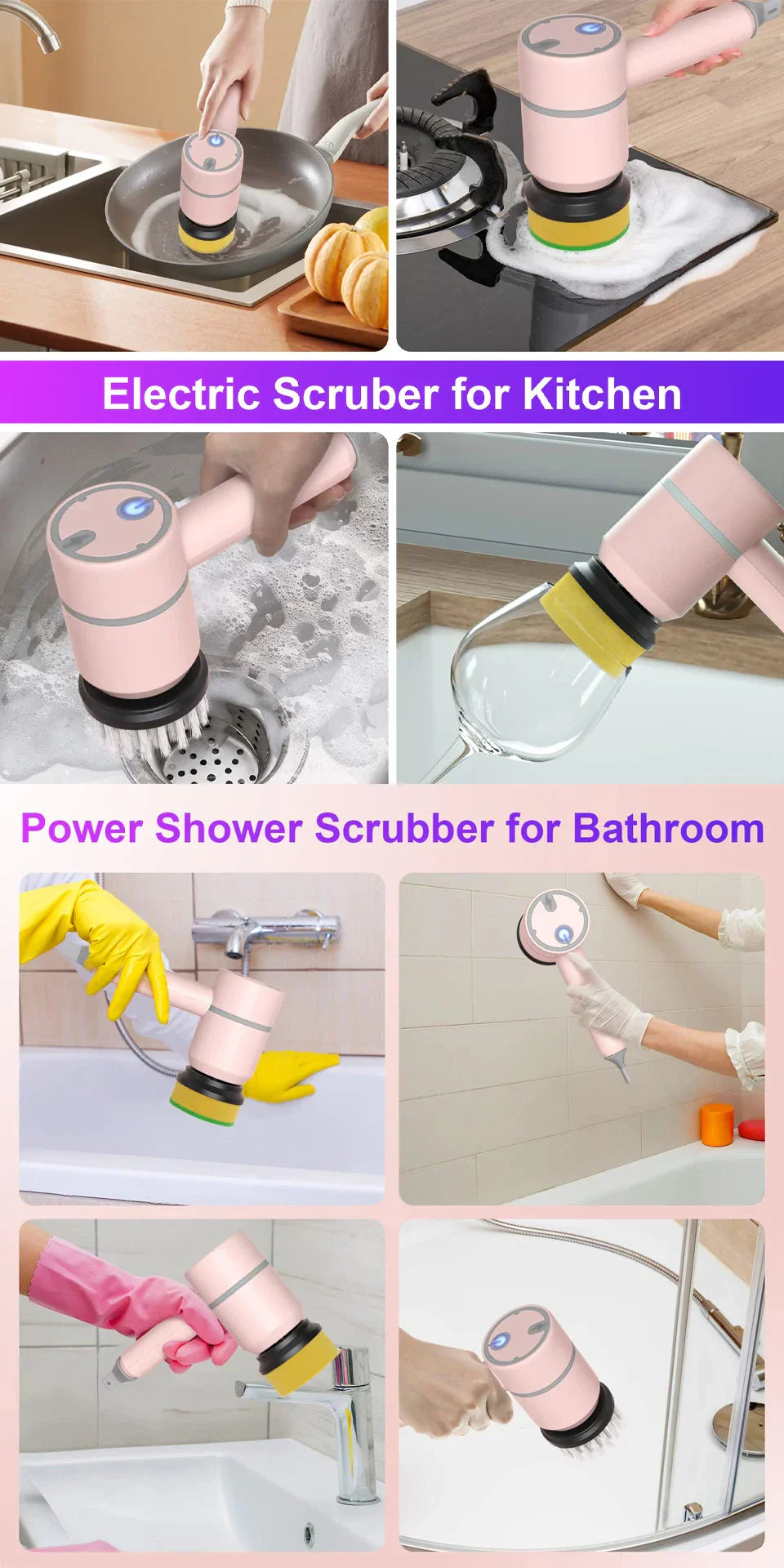 kaufsy | Multifunktionale Elektrische Reinigungsbürste