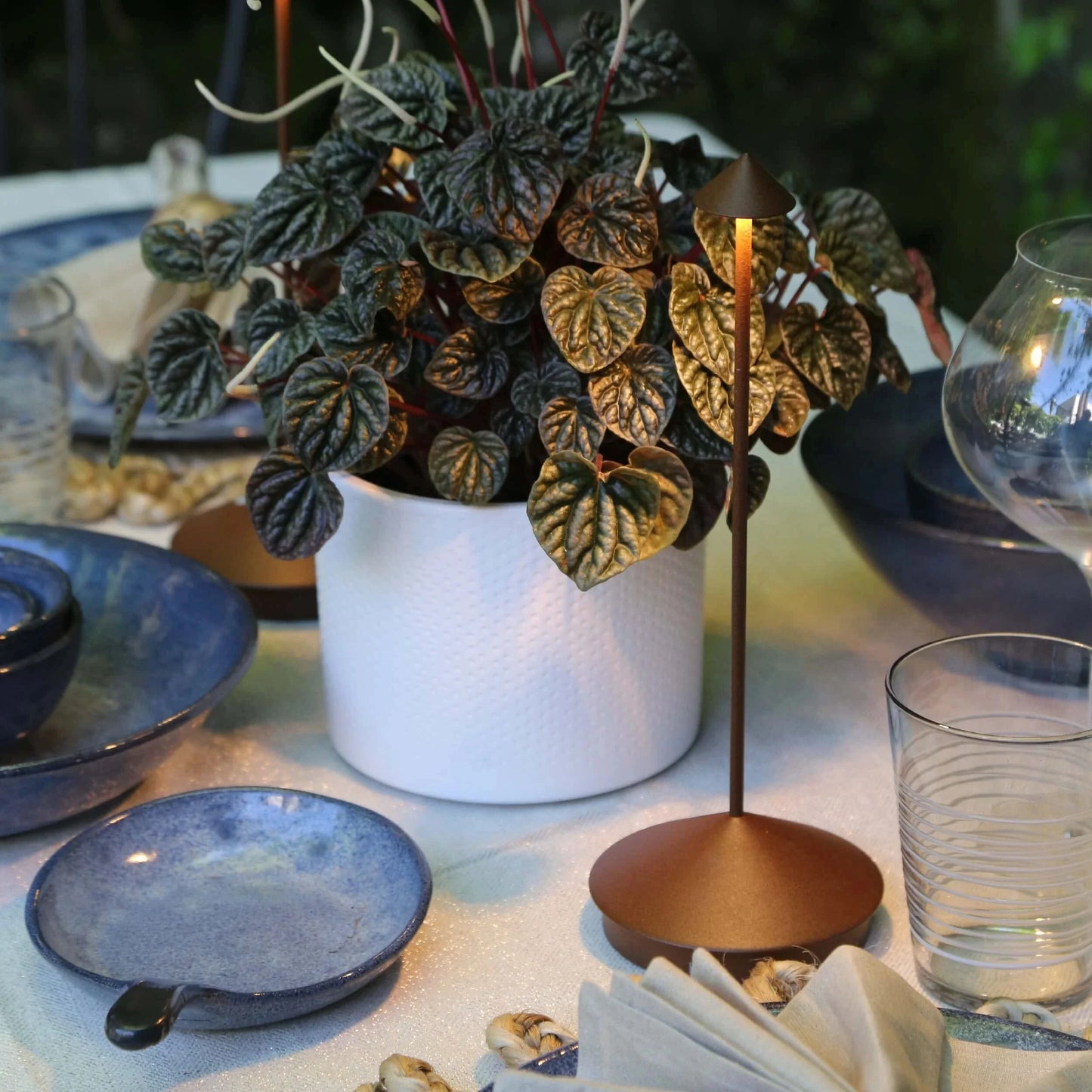 Tischlampe | LED Kabellos, wiederaufladbar, dimmbar, wasserdicht, vielseitig