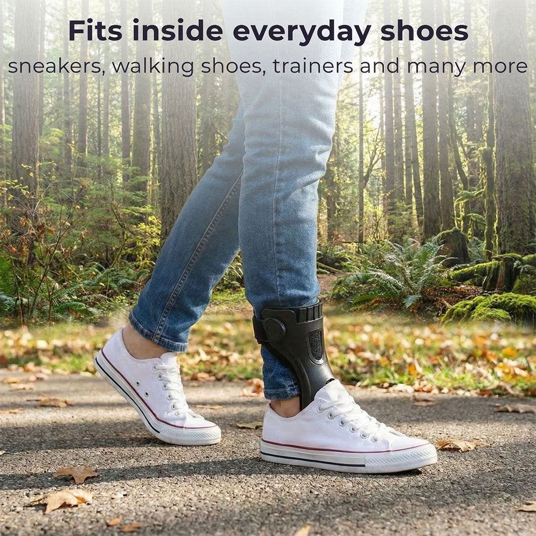 Fußheberorthese – Verstellbare Knöchel- und Zehenstütze zur Unterstützung einer stabileren Gehbewegung