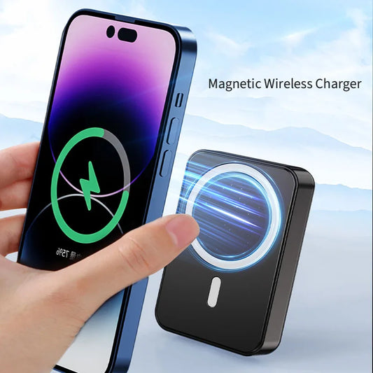 kaufsy | Magnetische drahtlose Powerbank mit Kickstand