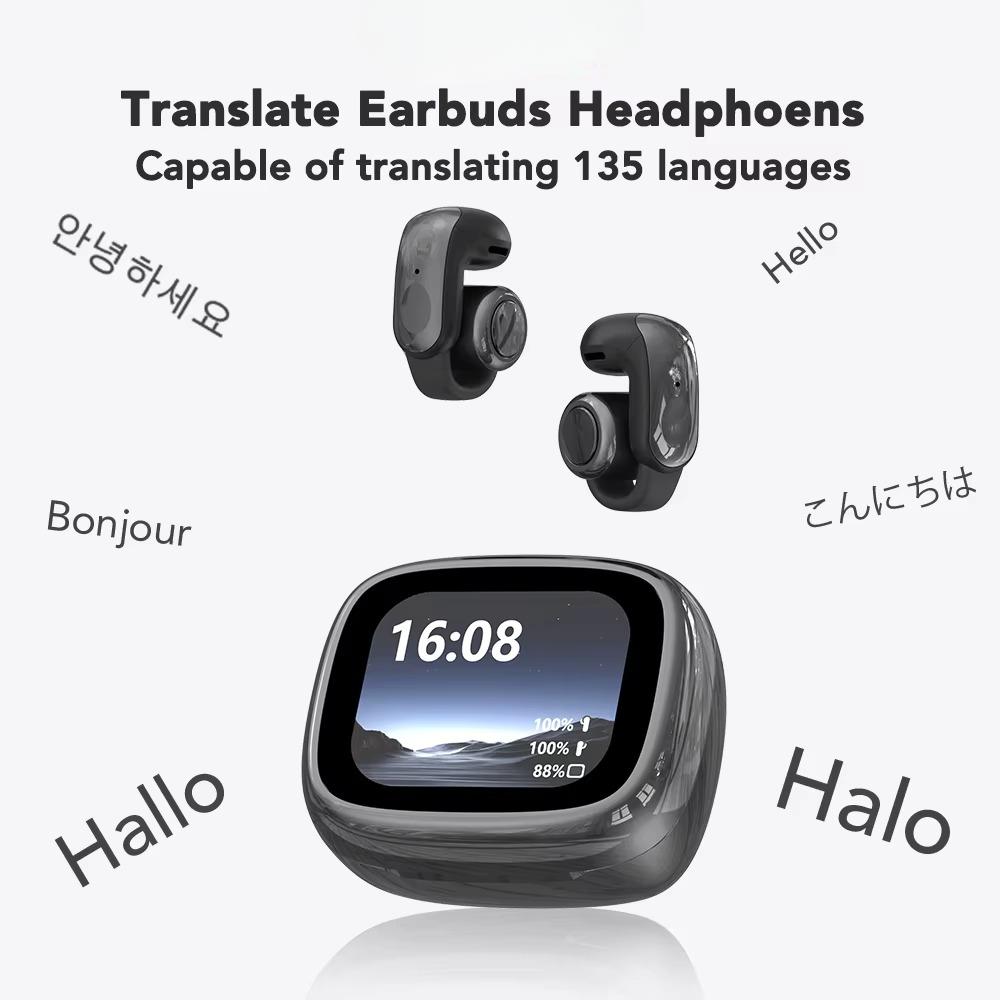 kaufsy | XF28 Open-Ear True Wireless Übersetzung Kopfhörer mit ASMR-Funktionen