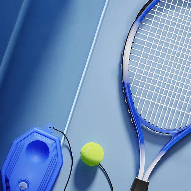Tragbarer Solo Tennis Trainer, Rebound Ball mit Schnur für Eigenübungen