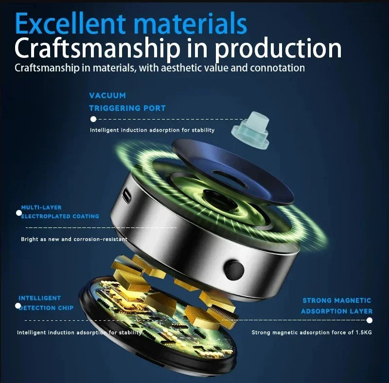 kaufsy | Saugnapf magnetischer Handyhalter