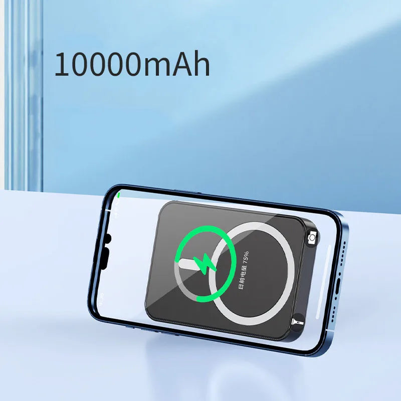 kaufsy | Magnetische drahtlose Powerbank mit Kickstand