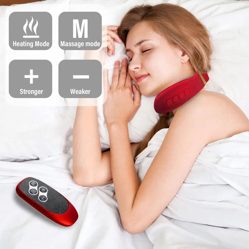 NeuroRelief – Elektrische Halsmassage mit Impuls- & Magnettherapie – Tragbar