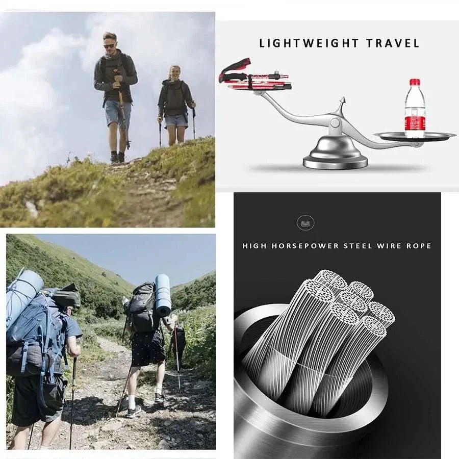 kaufsy | Faltbare Trekkingstöcke für Wandern & Outdoor-Abenteuer