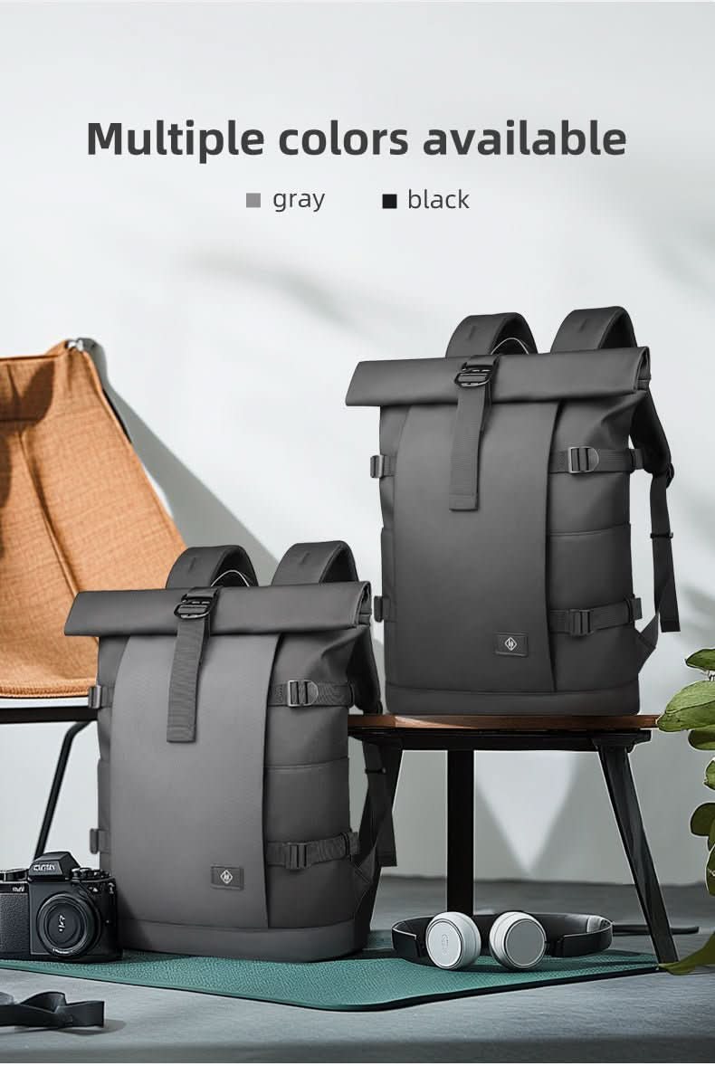 kaufsy | Erweiterbarer Outdoor-Rucksack mit großem Volumen & Laptopfach